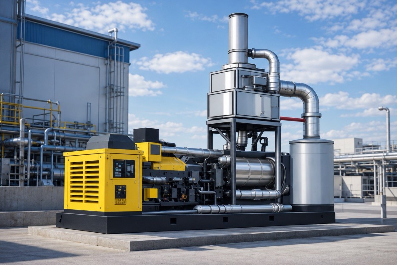 Waste Heat Recovery System for Diesel Generator